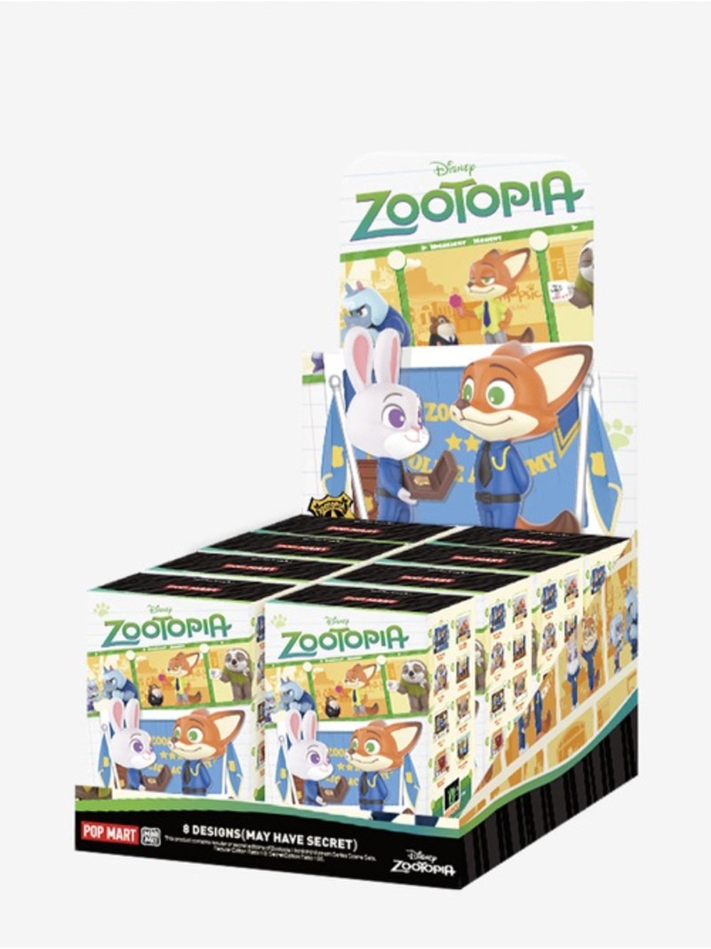 Sealed Full Case, POP MART Disney Zootopia Highlight Moment Mini Scene Sets